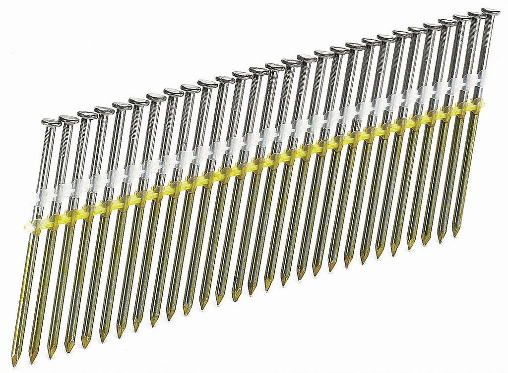 Senco 3-1/2 in. L X 16 Ga. Angled Strip Bright Framing Nails 34 Deg 2,500 Pk