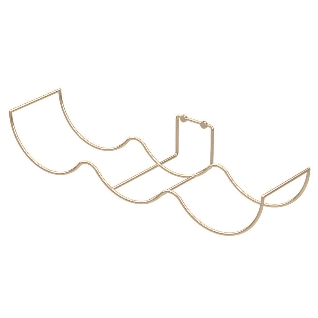 Gatco 1451 Towel Shelf Satin Nickel