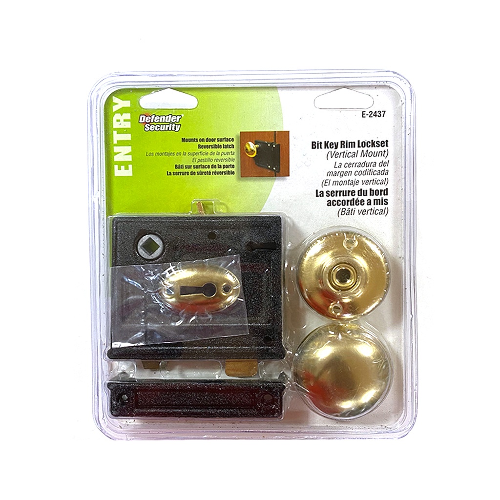 HORIZONTAL BIT KEY TRIM LOCK