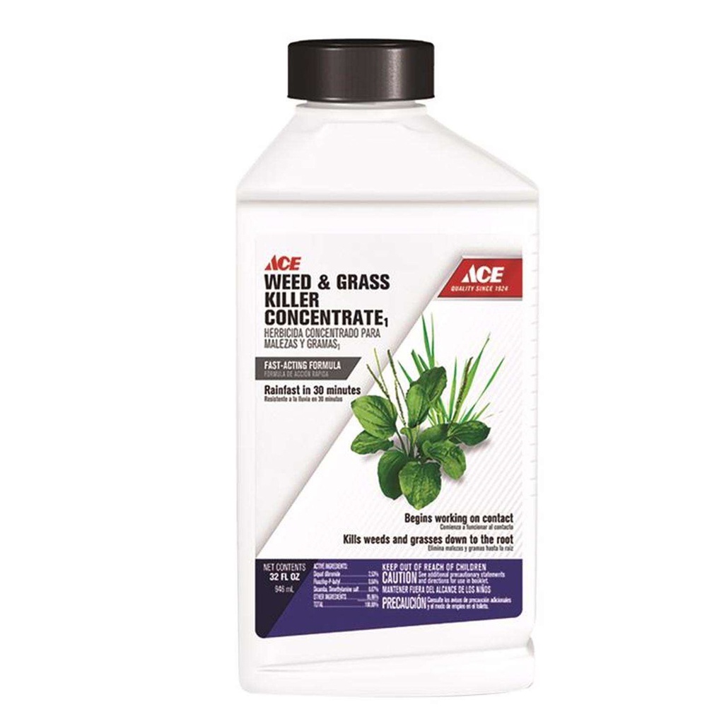 Ace Weed and Grass Killer Concentrate 32 Oz
