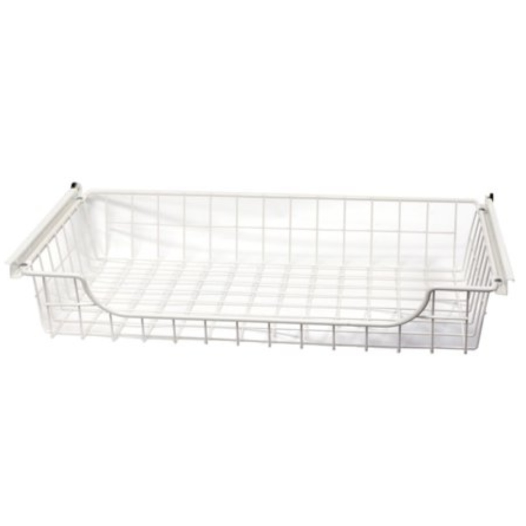 Easy Track 1304 4" Wire Basket - White