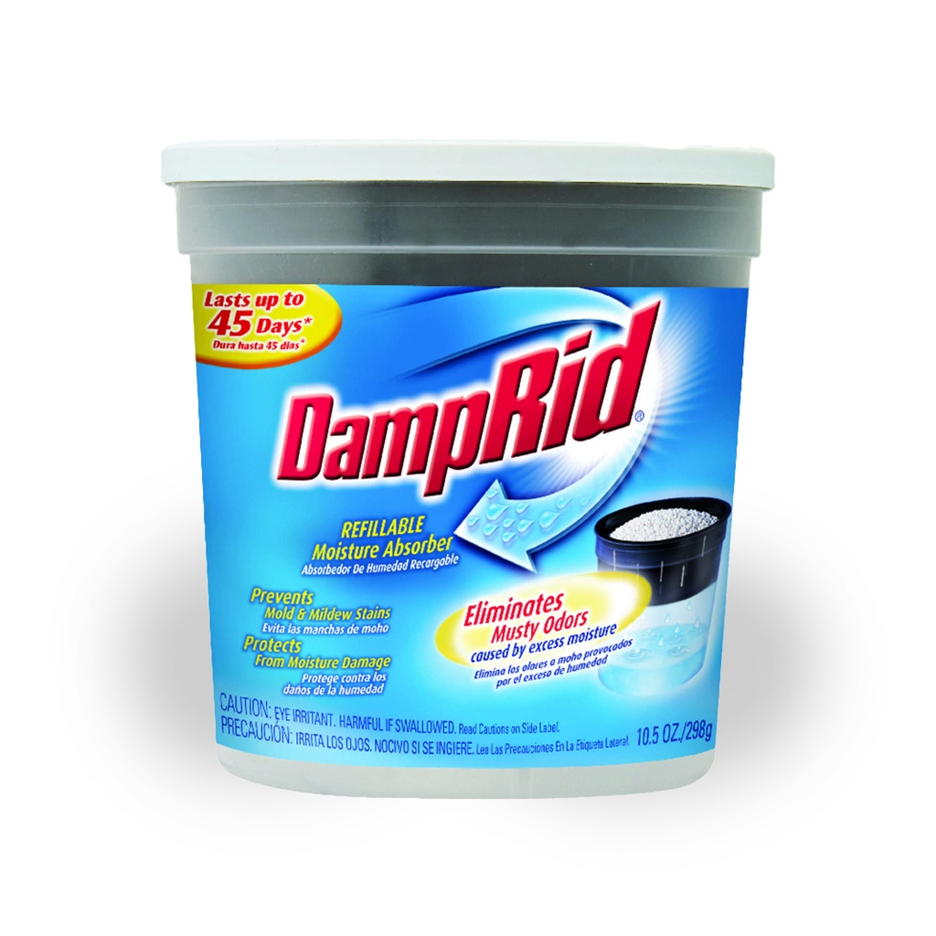 Damp Rid FG01K 12 Oz. Refillable Moisture Absorber