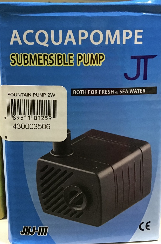 FOUNTAIN PUMP 2W 200L/H JHJ-111