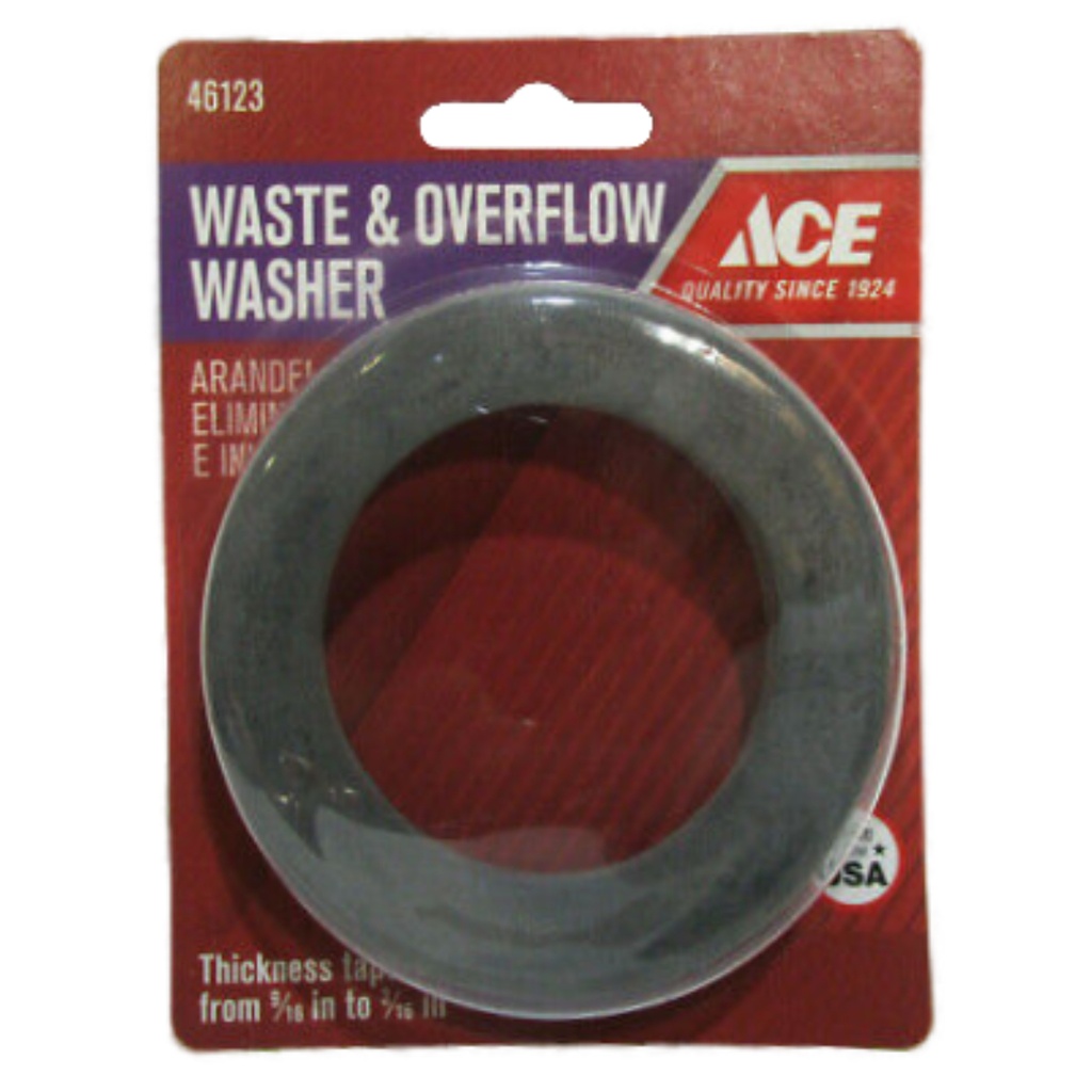 [46123] [Case of 10] 1-7/8 in. Dia. Rubber Waste and Overflow Washer 675AP