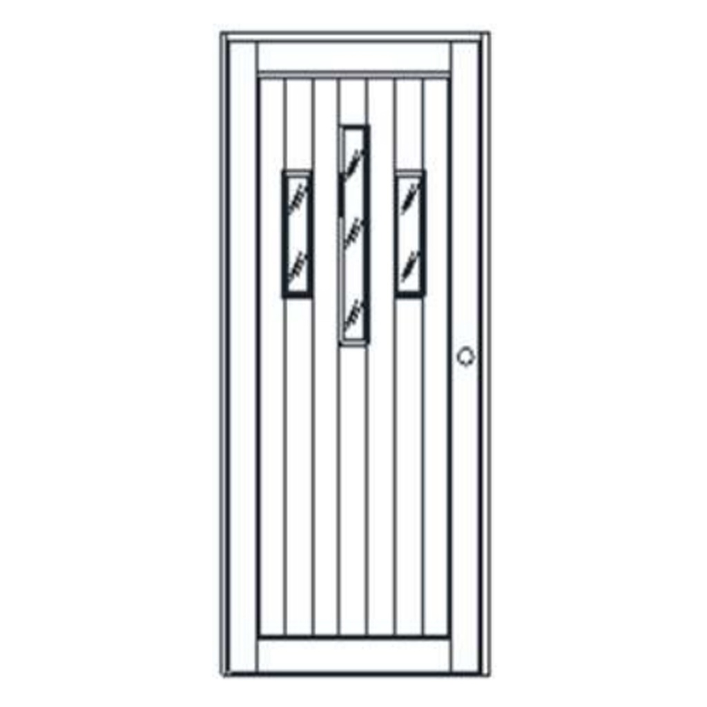 PT. ALUM. VISTA #8 36X96 IZQ.