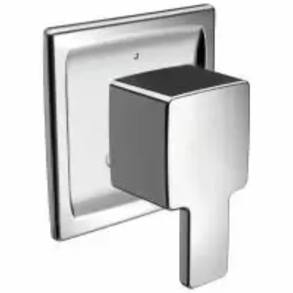 90 Degree Chrome Transfer Tub/Shower - Chrome