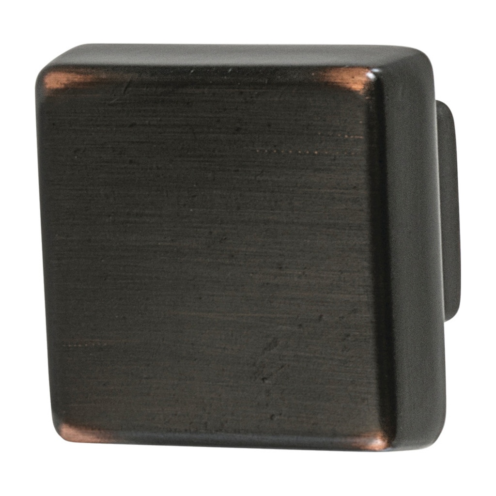 Amerock Blackrock Square Cabinet Knob 1-3/16 in. D 1-1/16 in. Oil Rubbed Bronze 1 Pk