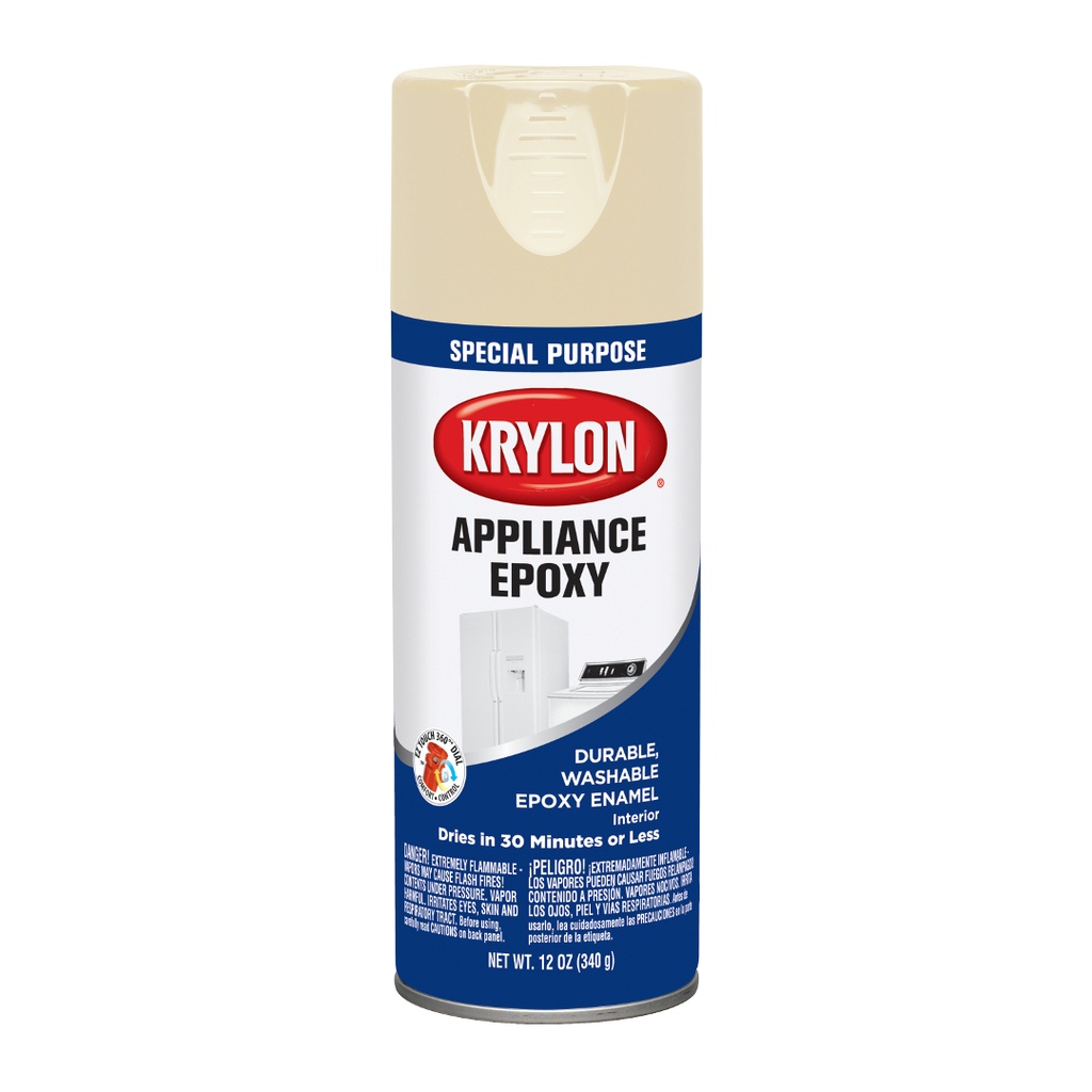 KRYLON ALMOND EPOXY APPL 12 OZ