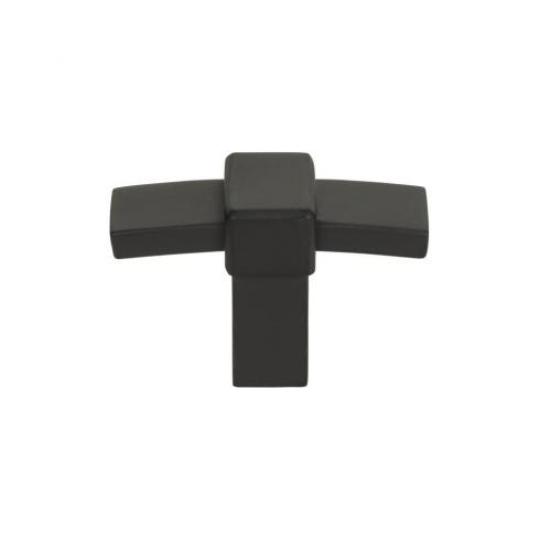 Atlas Homewares 301 Buckle up 1-13/16 Inch Bar Cabinet Knob Matte Black Cabinet Hardware Knobs Bar