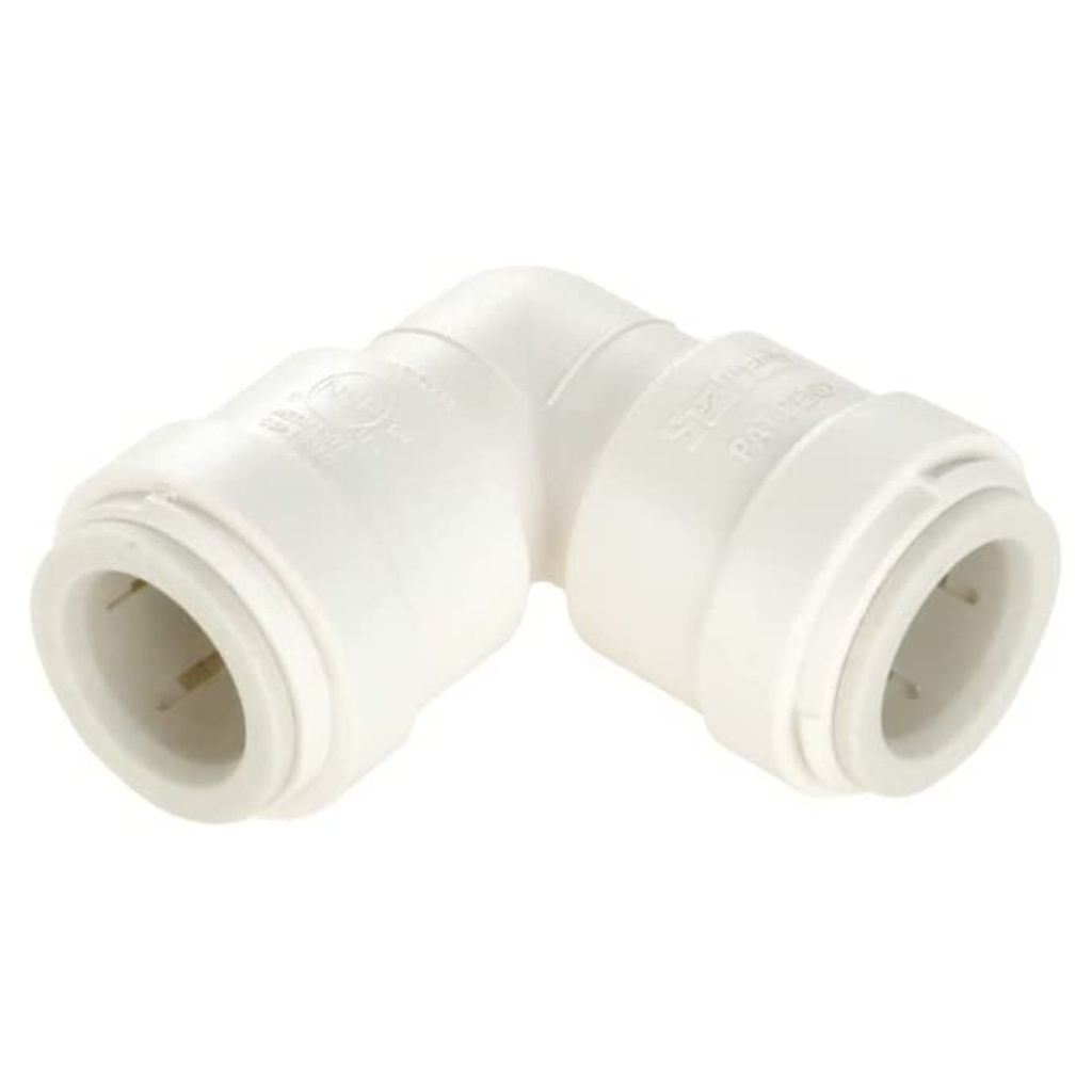 [4275244] Union Pipe Elbow, 3/8 in, 90 Deg Angle, Plastic, Off-White, 100 PSI Pressure