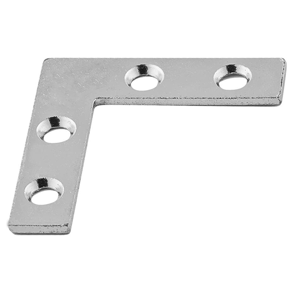 National Hardware 1-1/2 in. H X 3/8 in. W X 0.07 in. D Zinc-Plated Steel Outside Corner Brace