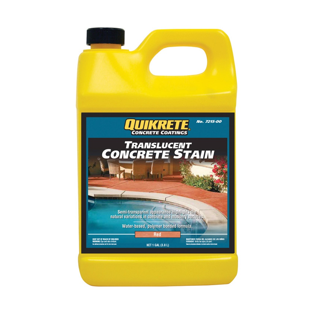 Quikrete Translucent Concrete Stain Red Gal