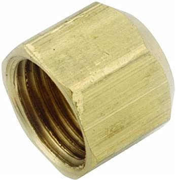 CAP 3/8 FLARE BRASS