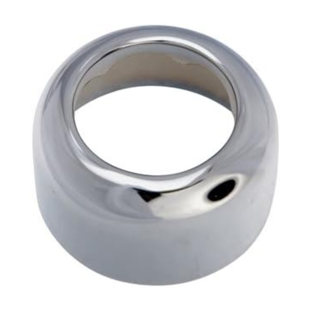 ROSETTE SOLID BR,CHR.  LAQ. 16