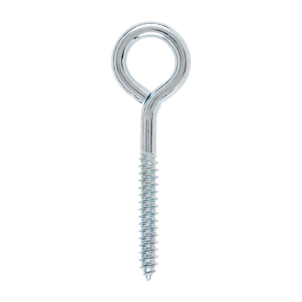 Hampton 2-5/8 in. X 4 in. L Zinc-Plated Steel Lag Thread Eyebolt Nut Included