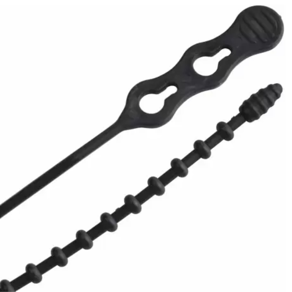 CABLETIE BEAD18"BLK BG10