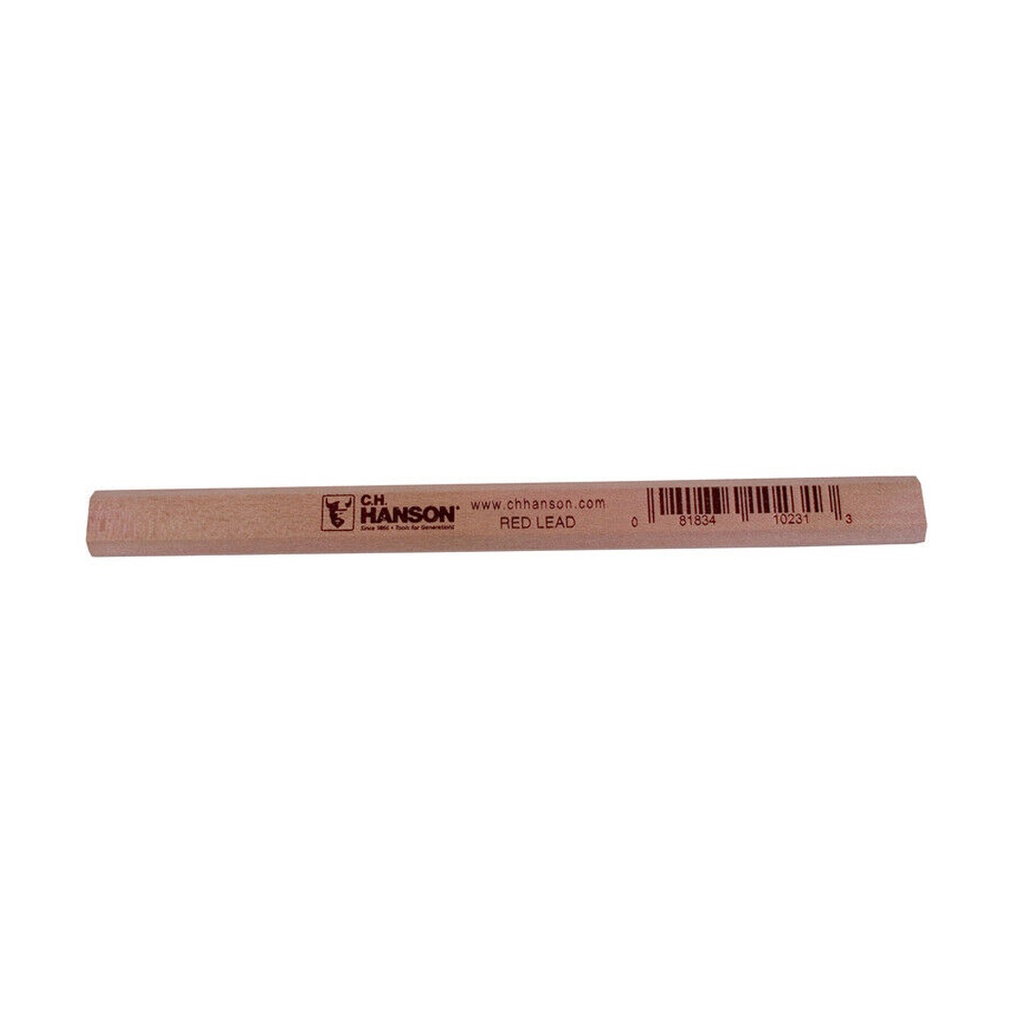 C.H. Hanson 10231 Red Lead Carpenters Pencil - 72 per Box72
