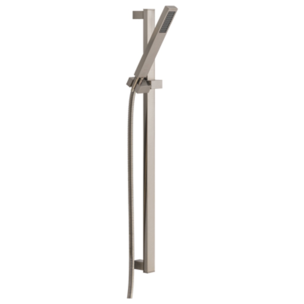 Delta 57530 1.75 GPM Vero Hand Shower Package - Includes Hand Shower Slide Bar Hose and Limited Lifetime Warranty Brilliance Stainless Showers Hand