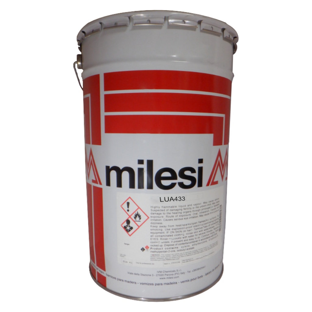 MILESI PU ACRYLIC CLEAR 20S 25L.