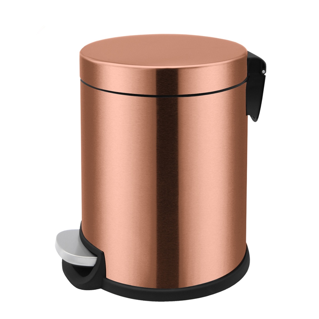 JNF WASTE BIN TITANIUM COPPER