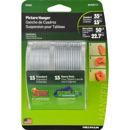 PICTURE HANGER  DRYWALL PK30