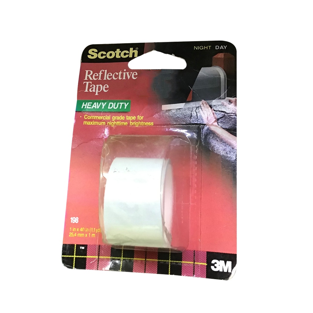 REFLECTIVE TAPE WHT 1X40YDS
