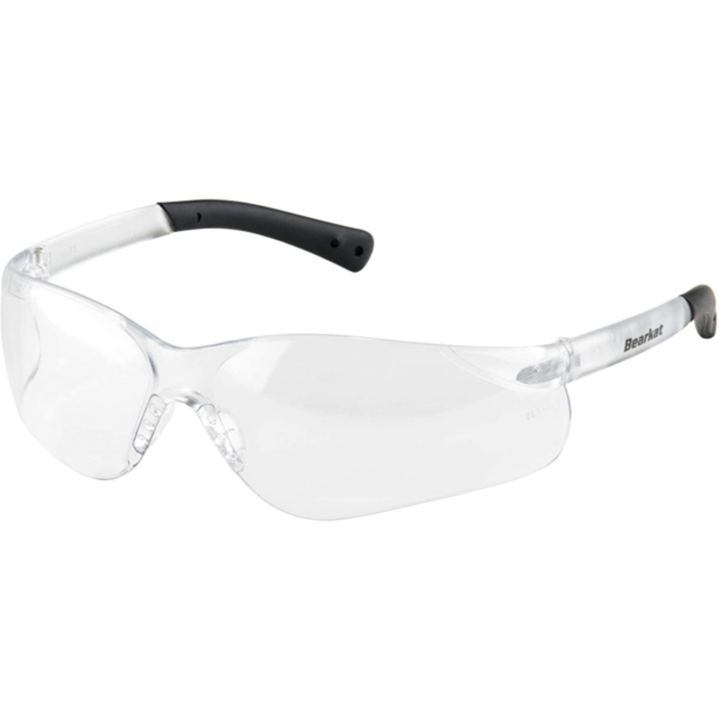 Checklite Safety Glasses, Clear Frame, Clear Lens