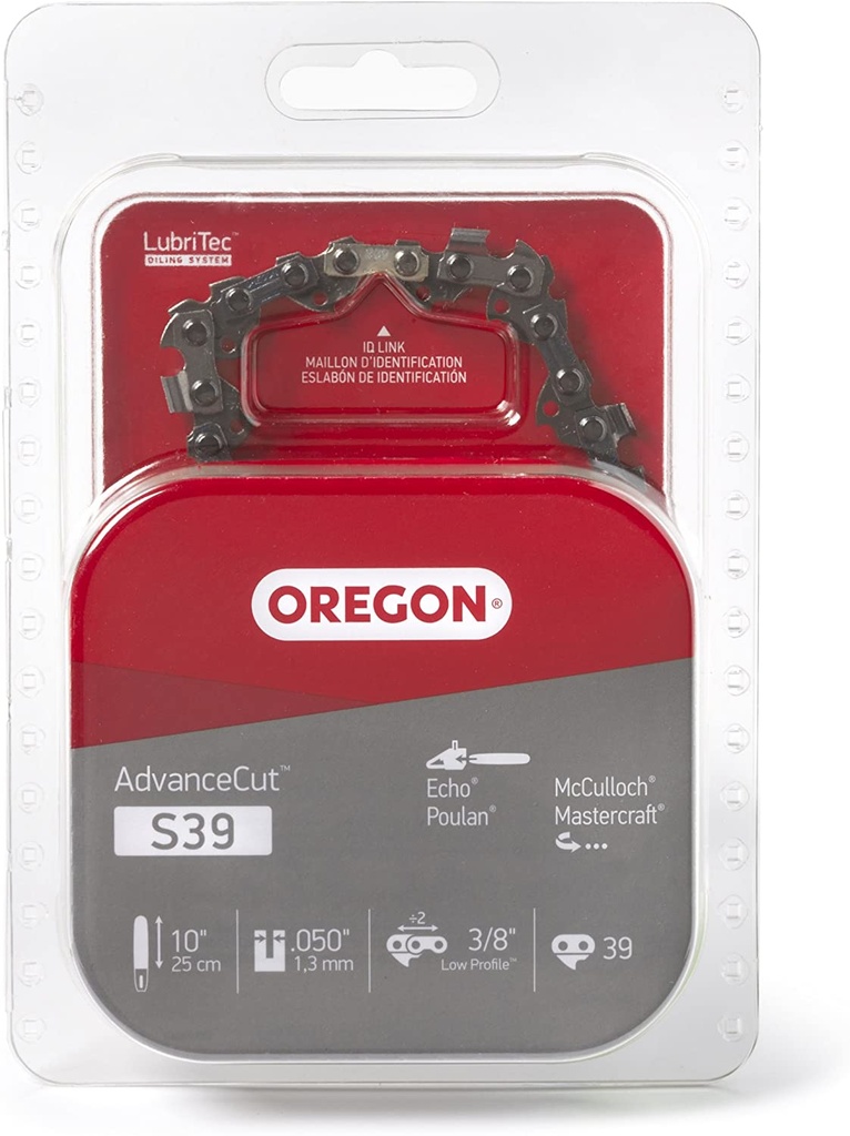 Oregon AdvanceCut S39 10 in. Chainsaw Chain 39 Links