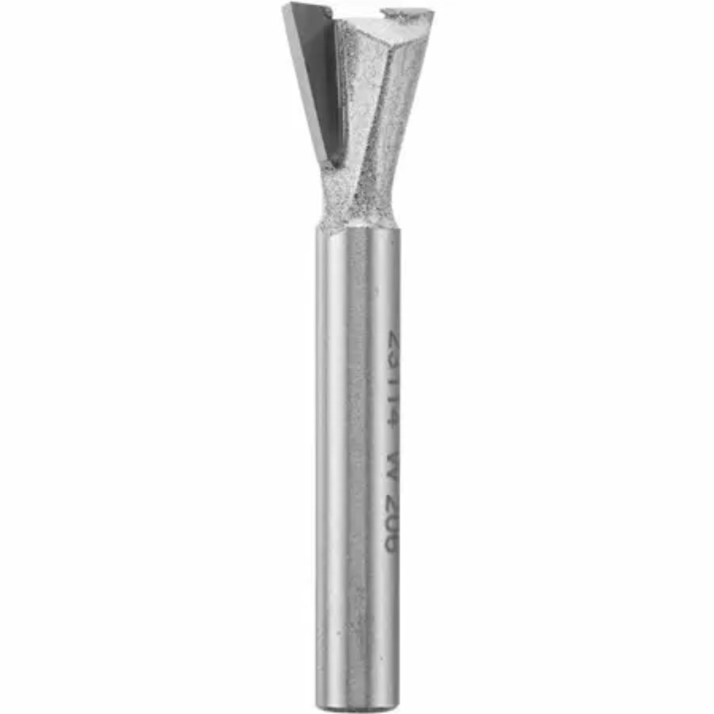 Vermont American 1/2 in. D X 1/2 in. X 1-3/4 in. L Carbide Tipped Dovetail Router Bit