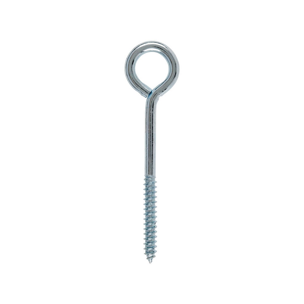 Hampton 3/8 in. X 5 in. L Zinc-Plated Steel Lag Thread Eyebolt Nut Included