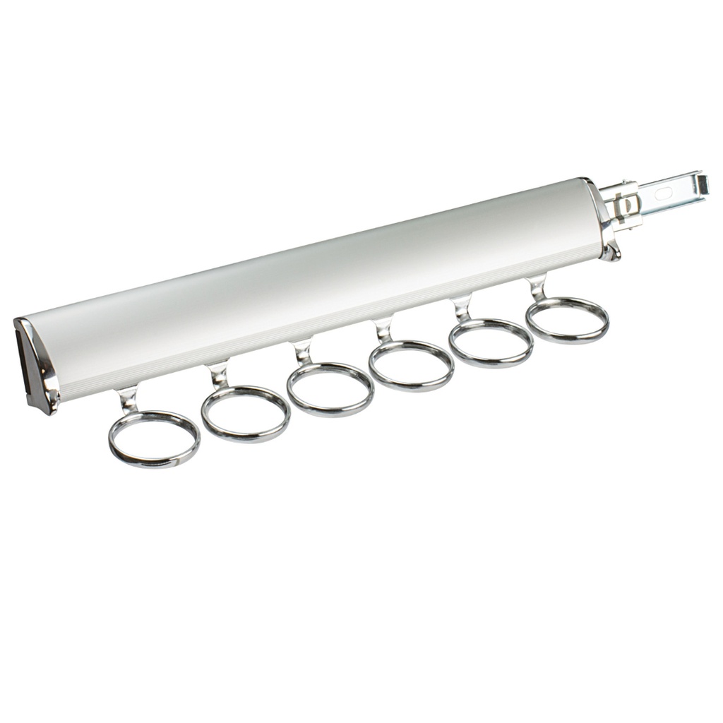 HAFELE RACK 6HOOK 13 7/8 BLACK