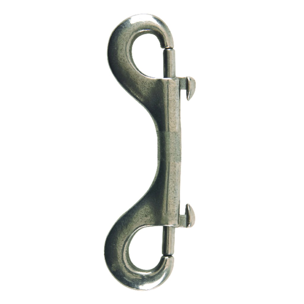 Campbell 3/8 in. D X 4 in. L Polished Stainless Steel Double Ended Bolt Snap 130 Lb