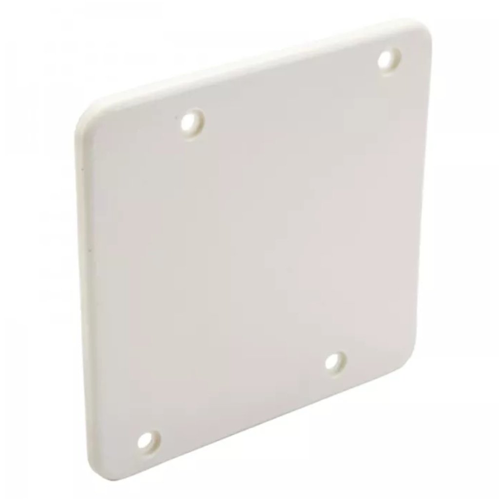 TAPA CIEGA 4X4 PLAST.BLANCO