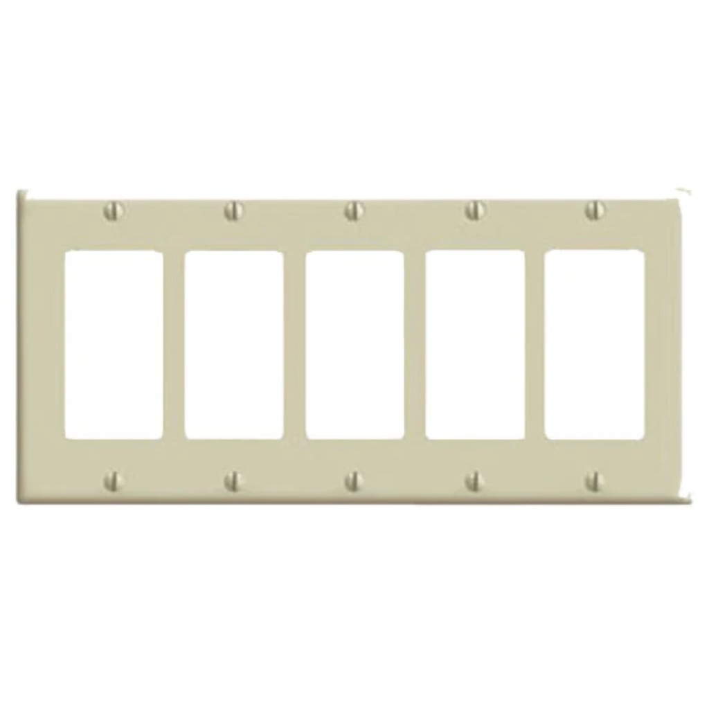 TAPA DECORA 5G PLASTICA. IVORY