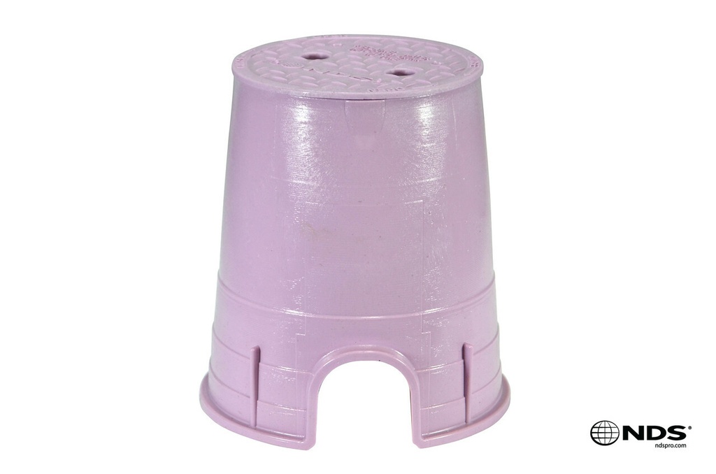 VALVE BOX LID RND PURP6"
