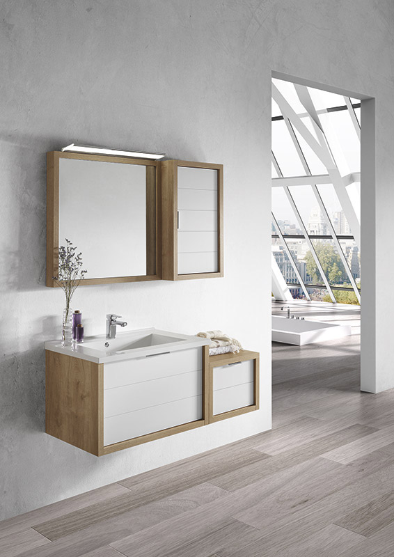 [VT00080000] MUE.TINO 2C 80 ROBLE/BLANCO