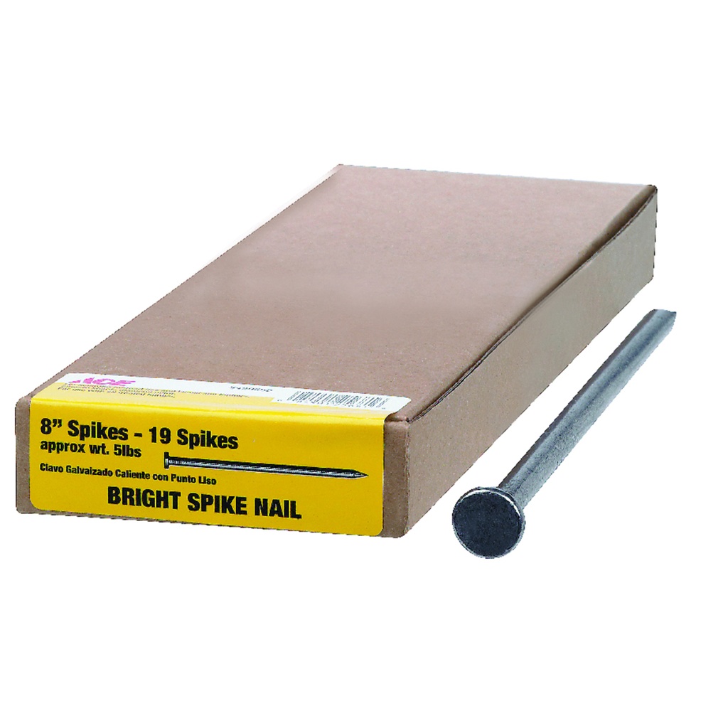 SPIKE NAIL BRIGHT 8" 5#