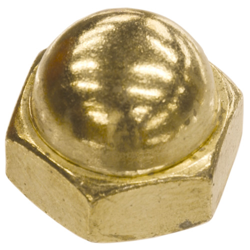 The Hillman Group the Hillman Group 849 Brass Acorn Nut 10-24 in. 20-Pack