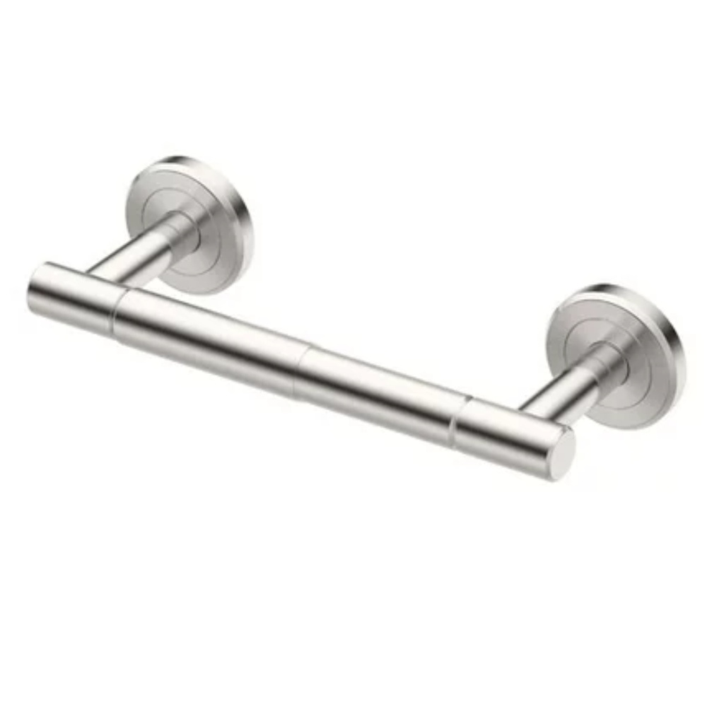 [366001461] Gatco 4243B Latitude II Wall Mounted Toilet Paper Holder Satin Nickel Bathroom Hardware and Accessories Bathroom Hardware Toilet Paper Holders