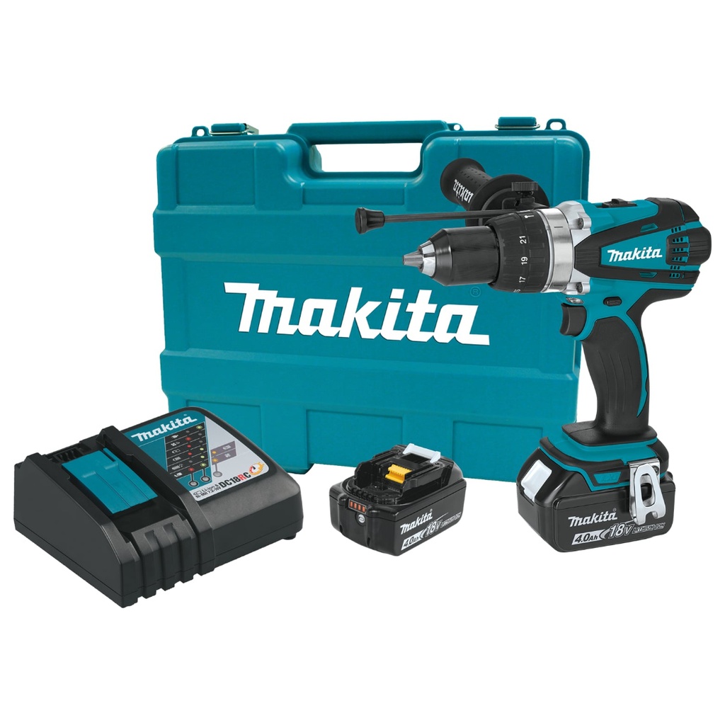 MAKITA HAMMER DRILL KIT 18V LXT