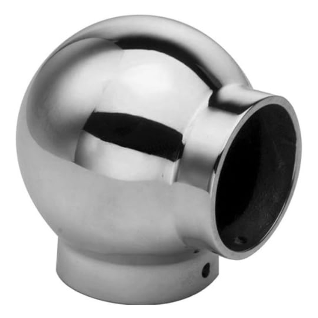 Lavi Industries, Ball Elbow, for 1.5" Tubing, Satin Stainless Steel
