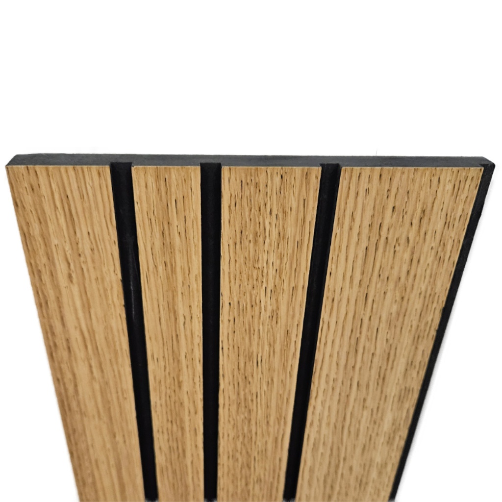 SLATPANEL W/OAK PARIS BARNIZAD