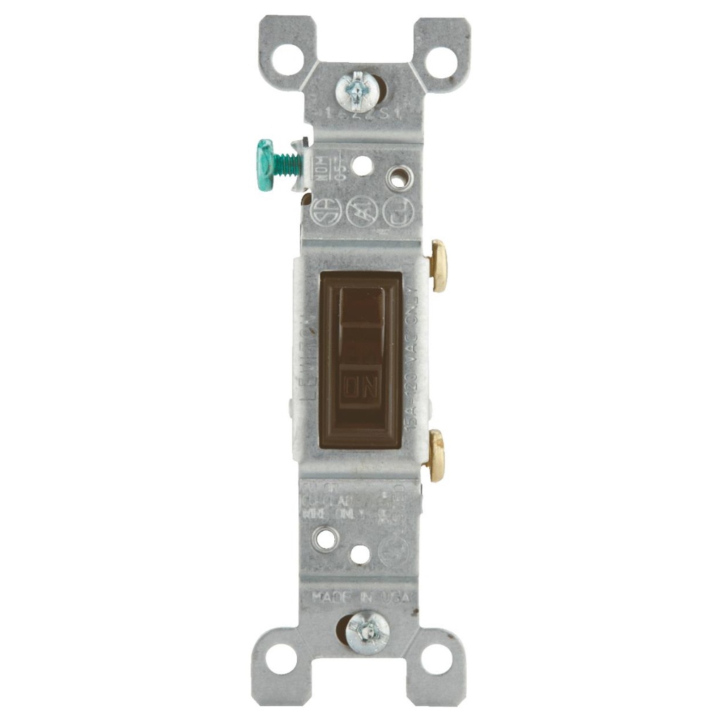 BRN 1POLE GRND SWITCH.