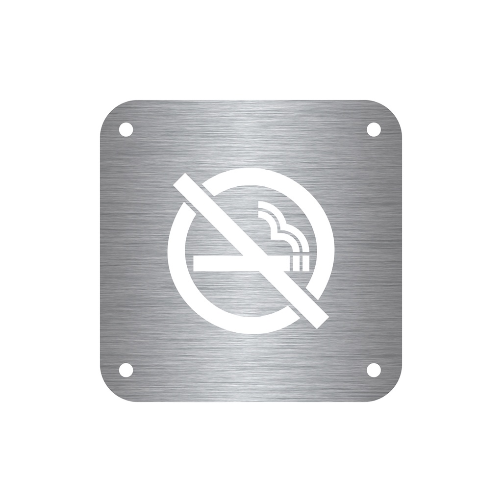 JNF PLACA NON SMOK S/S AISI304