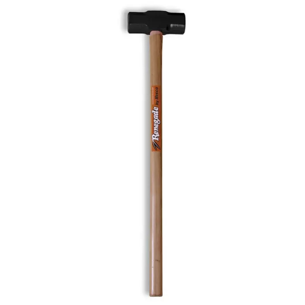 Hisco Renegade 6 Lb Steel Double-Faced Sledge Hammer 36 in. Hickory Handle