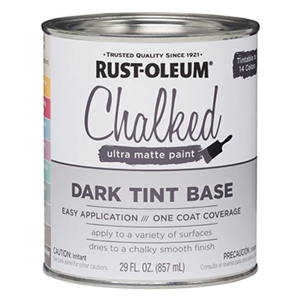 Rust-Oleum Chalked Dark Tint Base Chalk Paint 29 Oz.