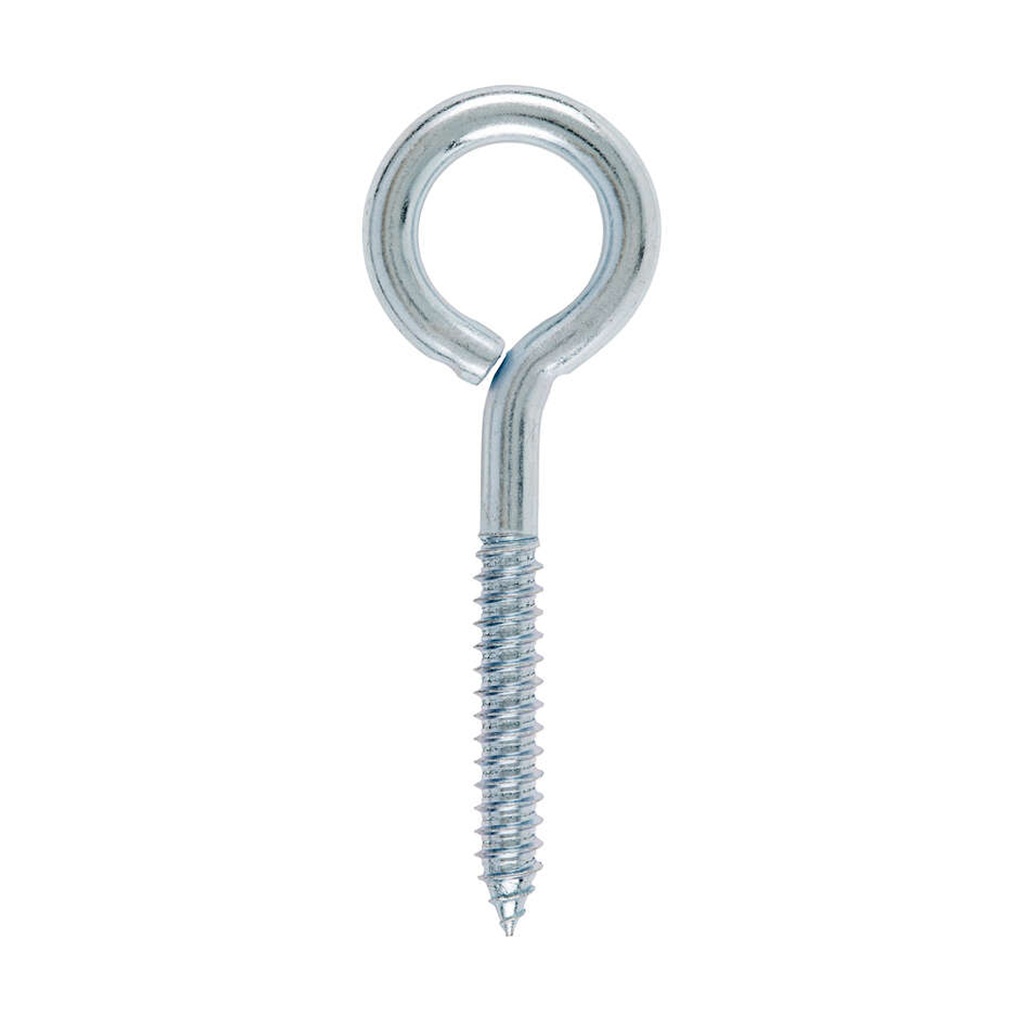 Hampton 7/16 in. X 5-1/4 in. L Zinc-Plated Steel Lag Thread Eyebolt
