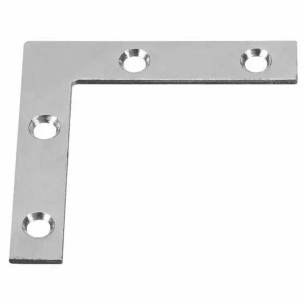 [60987] 60987 2 in. Flat Corner - Zinc