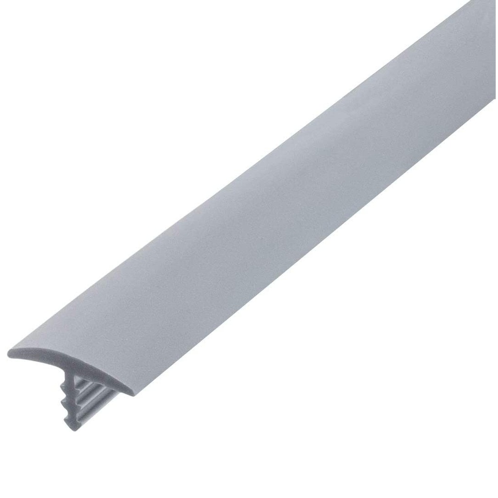 TEE MOLDING SILVER 5/8"