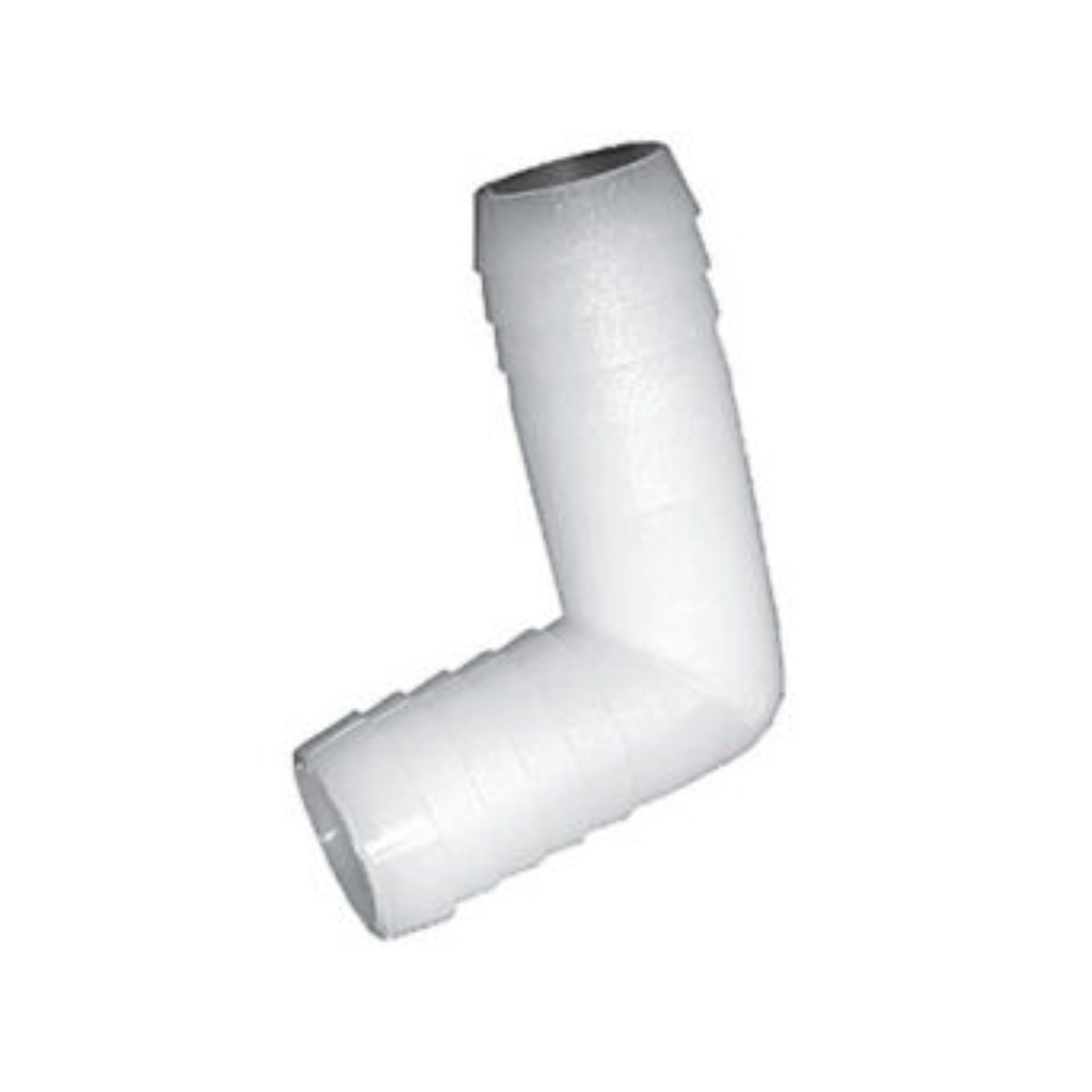 Green Leaf Nylon 1/2 in. Dia. X 1/2 in. Dia. Hose Barb Elbow 1 Pack